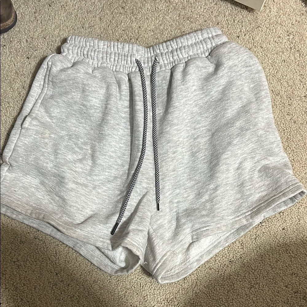 Gray Casual Shorts
